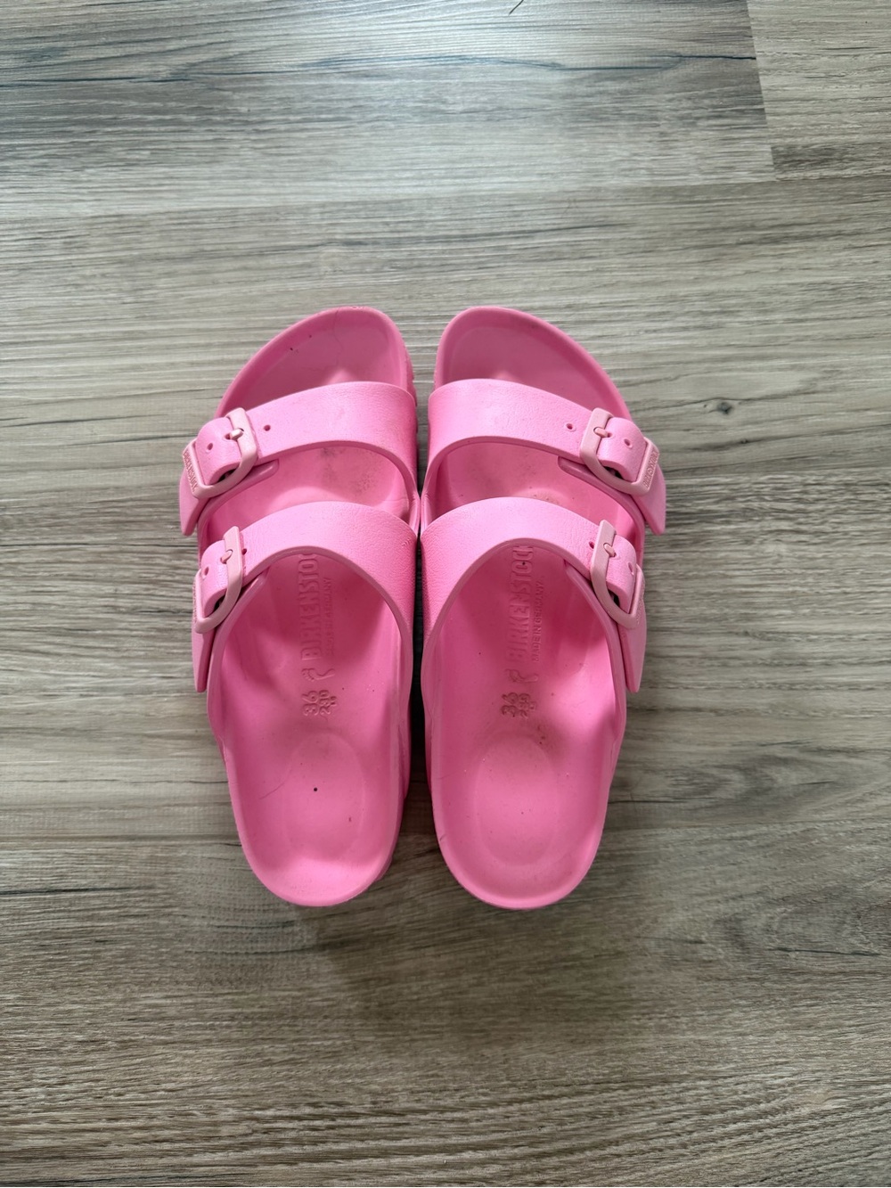 rubber birkenstock sandals